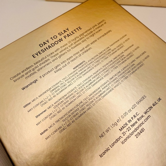 NEW! ICONIC London Day To Slay Eyeshadow Palette - Picture 7 of 7